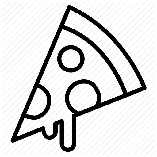 Collection Of Free Pizza Vector Outline Download On Ui Ex