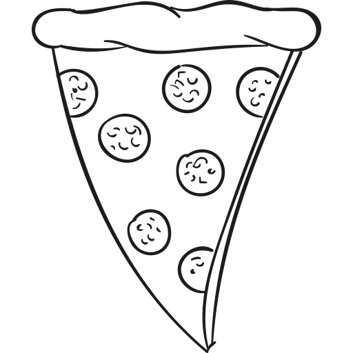 Pepperoni Pizza Slice Png Icon