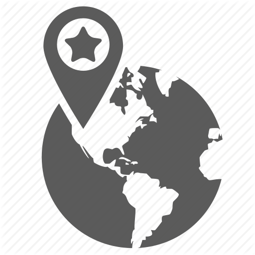 Earth, Globe, Location, Logistics, Navigation, Pin, Place Icon