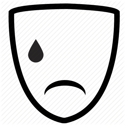 Conspiracy, Drama, Mask, Masquerade, Sad, Tear, Theater Masks Icon