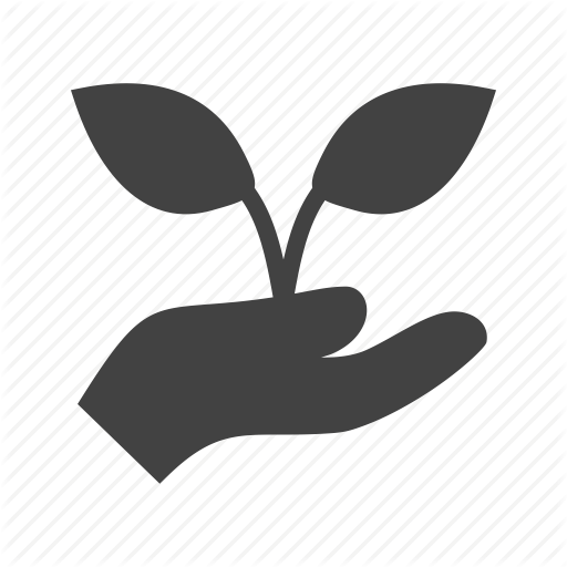 Environment, Green, Growth, Hand, Holding, Life, Plant Icon