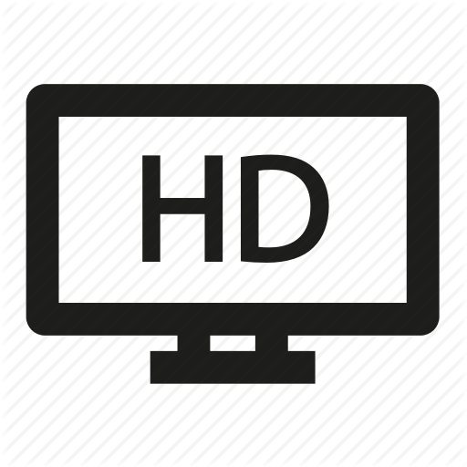 Hd, Lcd, Plasma, Television, Tv Icon