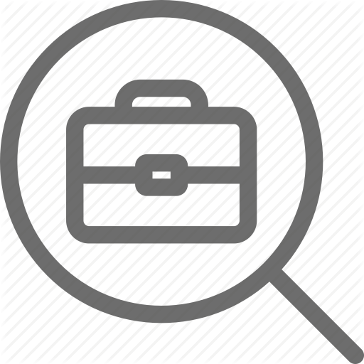 Business, Find, Job, Offer, Search Icon