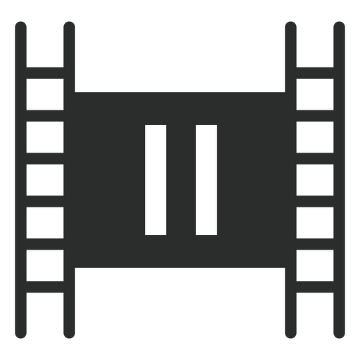 Movie Player Pause Flat Icon