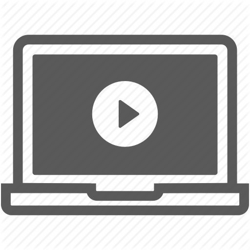 Computer, Laptop, Movie, Play, Player, Video Icon