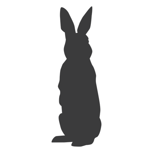 Rabbit Bunny Ear Muzzle Silhouette