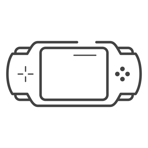 Pxp Game Console Stroke Icon