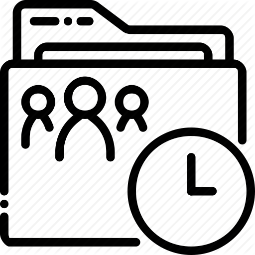 Outline, Please, Wait Icon