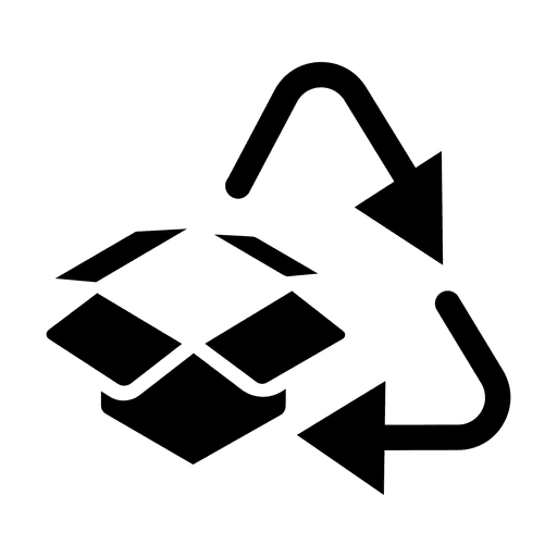 Recycle Icon Cardboard