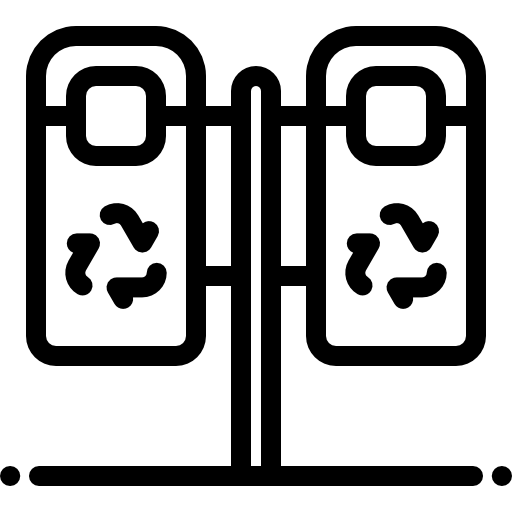 Recycling Icon City Elements Freepik