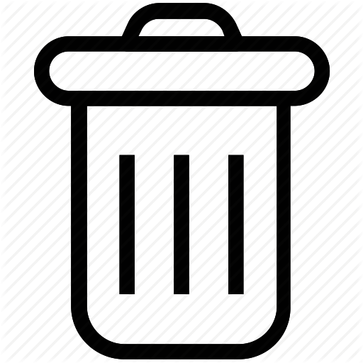 Dustbin, Garbage Bin, Garbage Can, Recycling Bin, Trash Can Icon