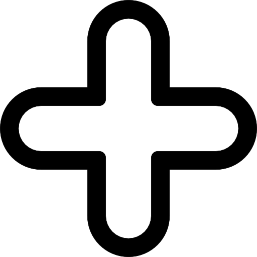 Plus Add Cross Outline Icons Free Download