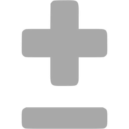 Dark Gray Plus Minus Icon
