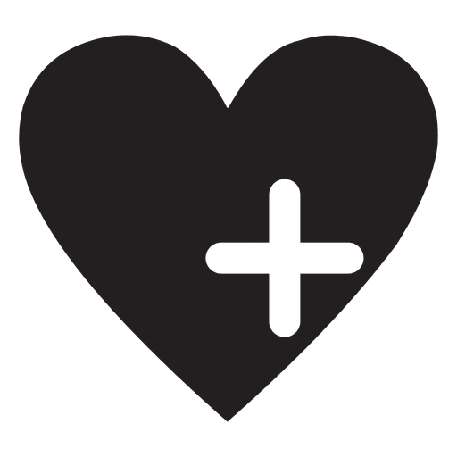 Heart Logo With A Plus Sign