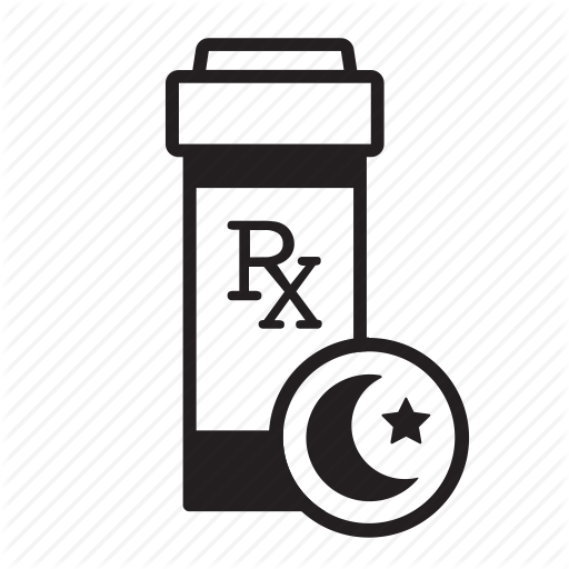 Drugs, Medication, Medicine, Nighttime, Pills, Pm, Rx Icon
