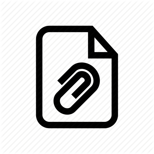 Attach File, Attachment, Attachment File, Clip Icon, File