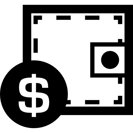 Money Pocket With Dollars Icons Free Download