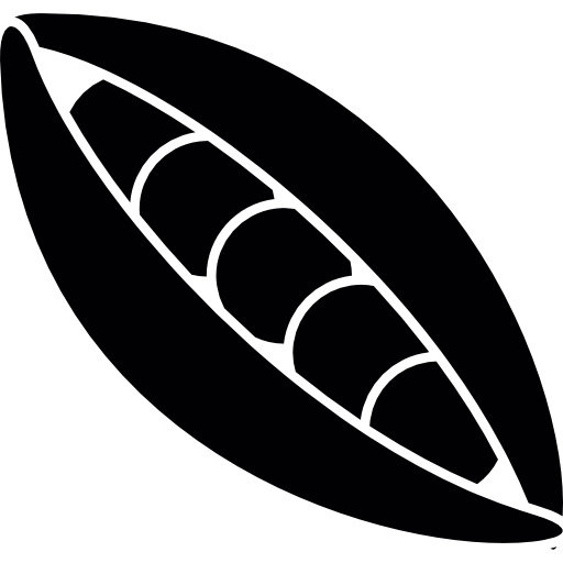 Open Green Peas Pod Icons Free Download