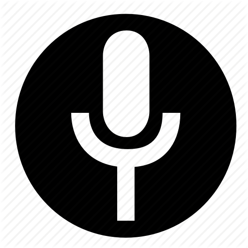 Circle, Microphone, Podcast, Speak, Talk, Ui, Voice Icon