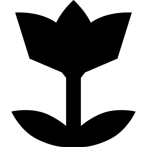 Flower Silhouette Icon Poi Nature Freepik