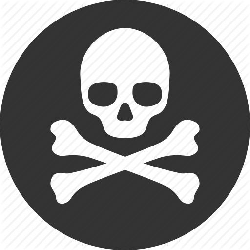 Danger, Dead, Death, Pirate, Poison, Skull, Toxic Icon