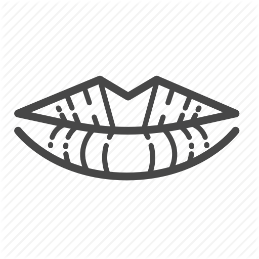 Dry, Hazard, Health, Illness, Mouth, Problem Icon