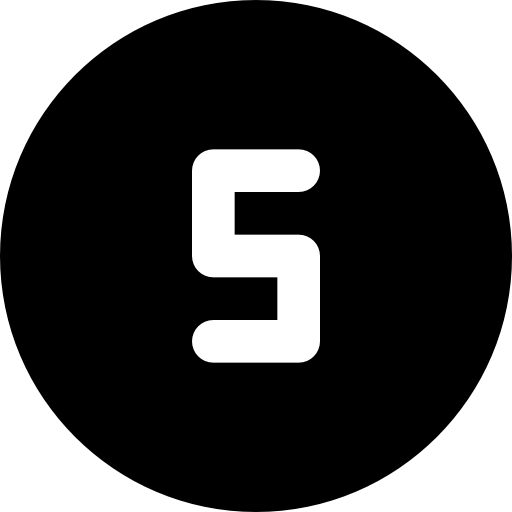 Poker Chip Five Icon