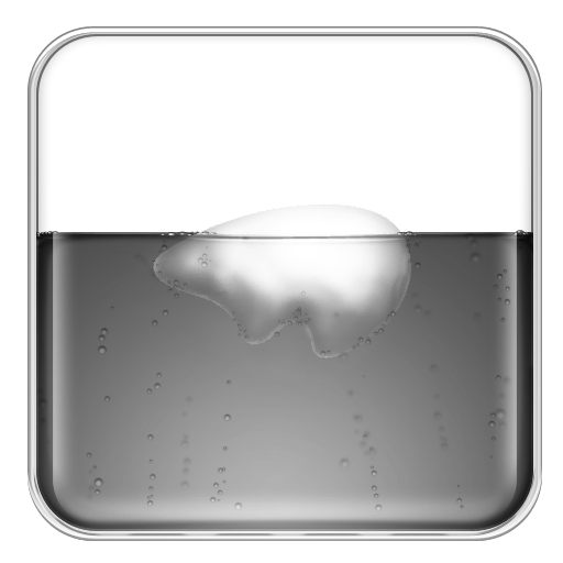 Grey Coke Polar Bear Icon