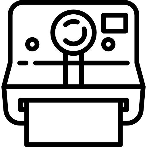 Polaroid Camera With Paper