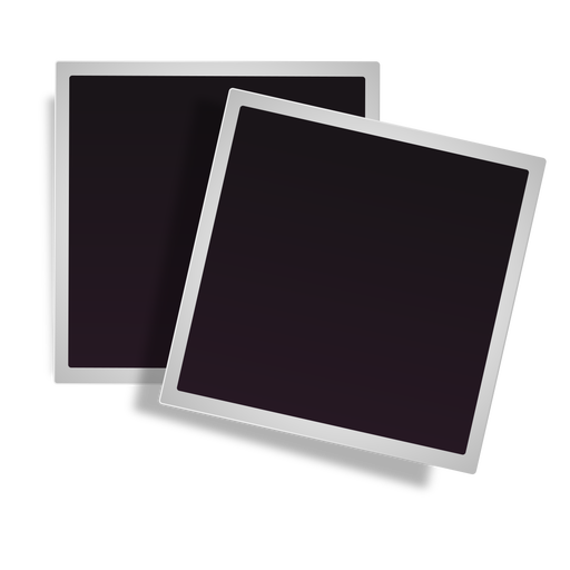 Stacked Polaroid Frames Icon