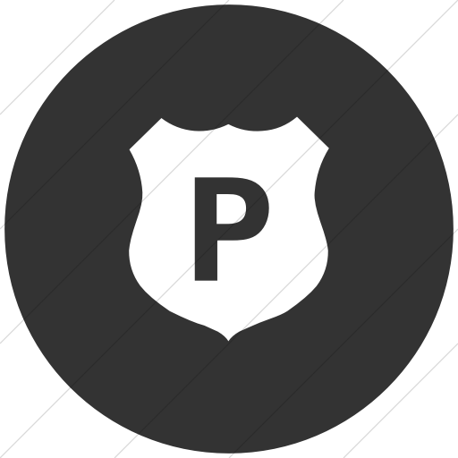 Flat Circle White On Dark Gray Ocha Humanitarians