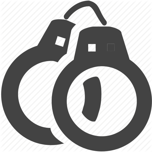 Handcuff, Police Icon