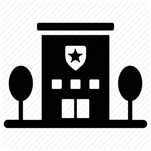 Police, Police Department, Police Station Icon