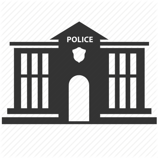 Building, Place, Police, Station, Workplace Icon