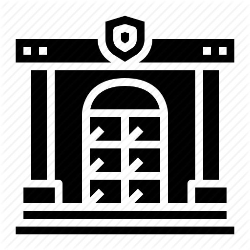 Building, Police, Station Icon