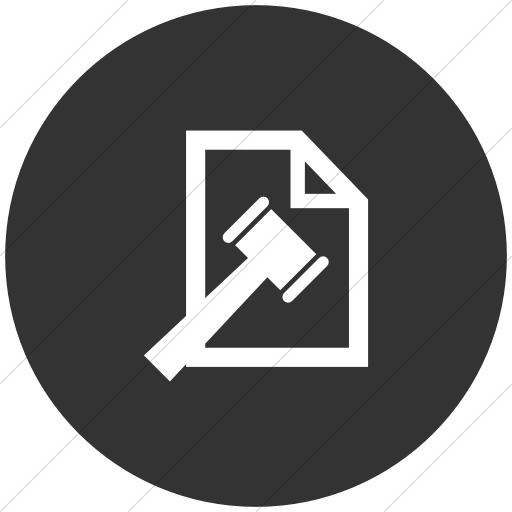 Flat Circle White On Dark Gray Ocha Humanitarians