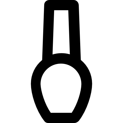 Nail Polish Icon Fashion Icon Collection Vectors Market