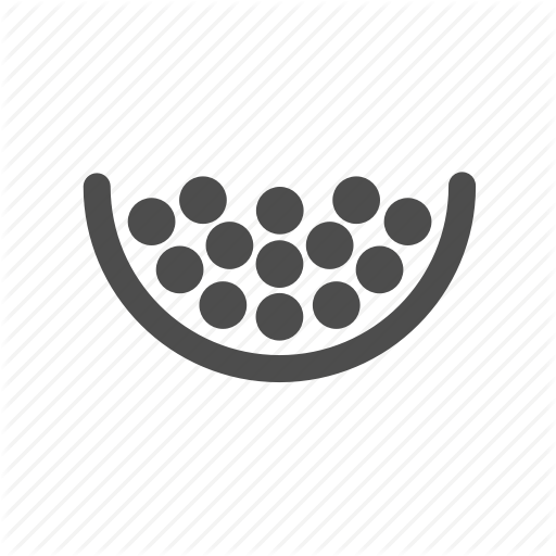 Food, Fruit, Outline, Pomegranate Icon