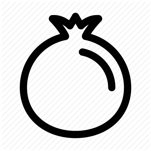 Food, Fruit, Pomegranate Icon