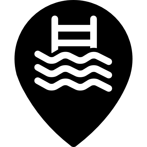 Swimming Pool Location Marker Icons Free Download