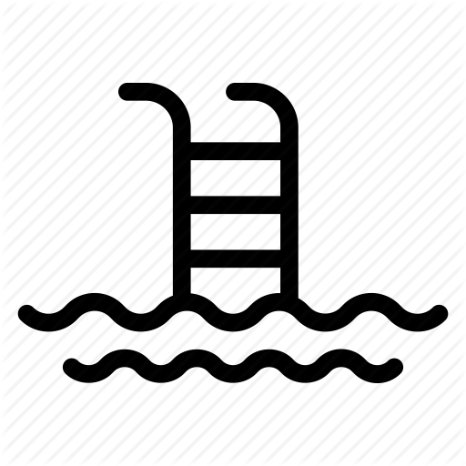 Pool, Stairs, Swimming, Water Icon