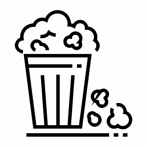 Amusement, Cinema, Pop Corn, Snack Icon