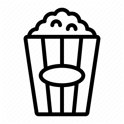 Food, Popcorn, Snack Icon