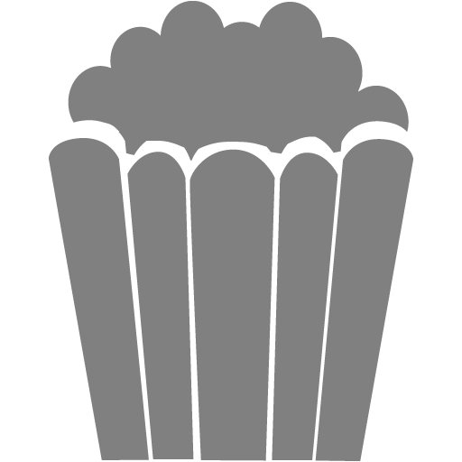 Gray Popcorn Icon