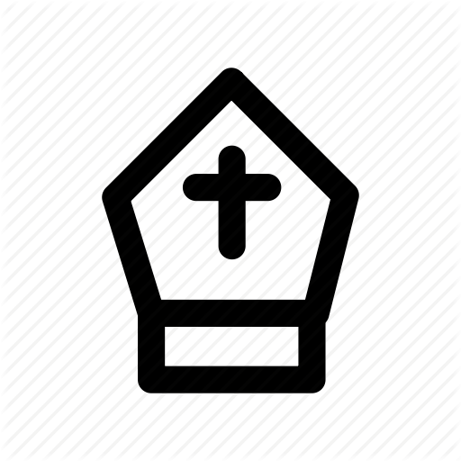 Christian, Church, Hat, Pope, Religion Icon