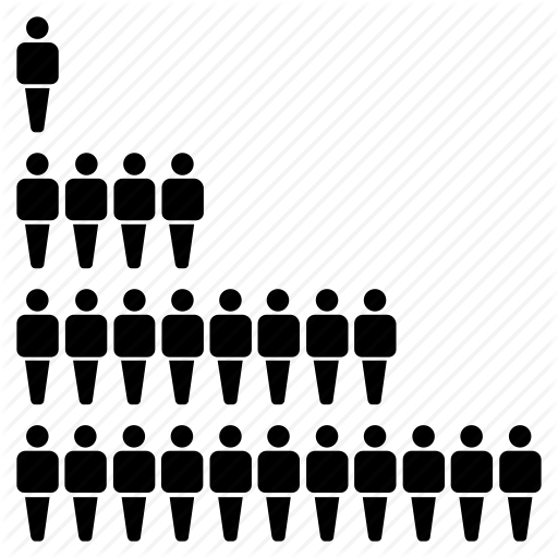 Group, Hierarchy, Hiererchy, Mass, Pattern, People, Population Icon