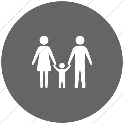 Flat Circle White On Gray Ocha Humanitarians People