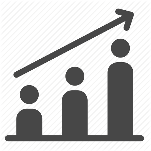 Chart, Citizen, Grow Up, Growth, People, Population, Statistics Icon