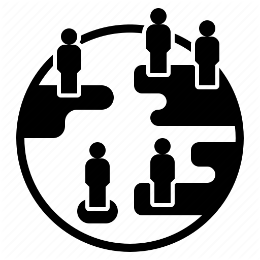 Demographic, Density, Distribuiton, Global, Population Icon