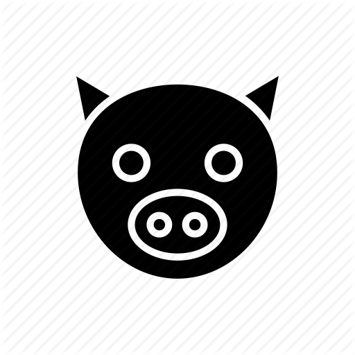 Animal, Cartoon, Children, Farm, Kids, Pig, Pork Icon